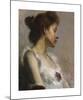 Portrait of the Artist’s Wife-Henry Ossawa Tanner-Mounted Premium Giclee Print