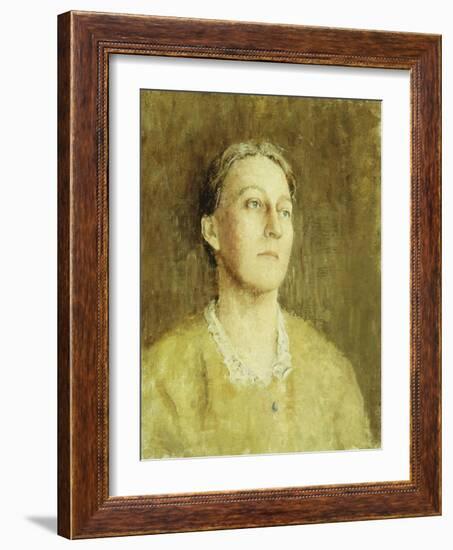 Portrait of the Artist's Wife-Soren Emil Carlsen-Framed Giclee Print