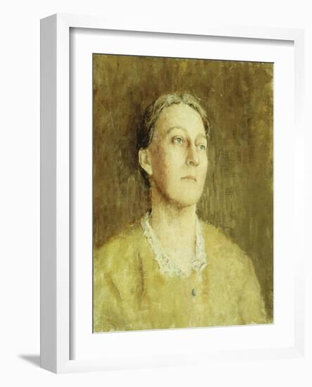 Portrait of the Artist's Wife-Soren Emil Carlsen-Framed Giclee Print