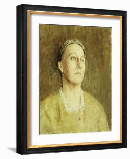 Portrait of the Artist's Wife-Soren Emil Carlsen-Framed Giclee Print