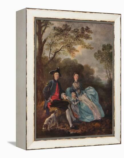 'Portrait of the Artist with his Wife and Daughter', c1748-Thomas Gainsborough-Framed Premier Image Canvas