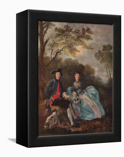 'Portrait of the Artist with his Wife and Daughter', c1748-Thomas Gainsborough-Framed Premier Image Canvas