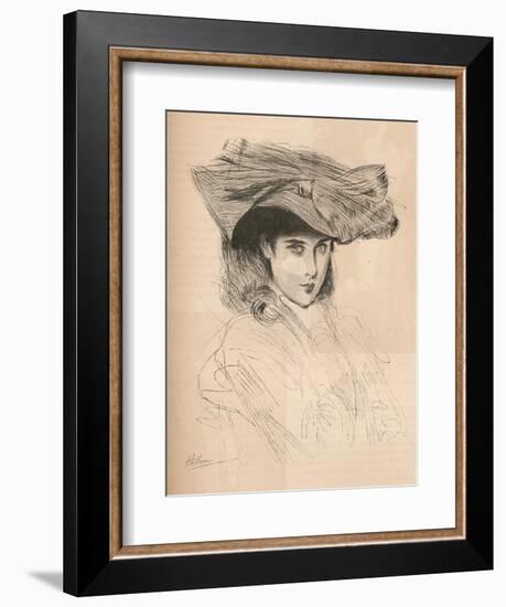 Portrait of the Artists Daughter, C1879-1903, (1903)-Paul Cesar Helleu-Framed Giclee Print