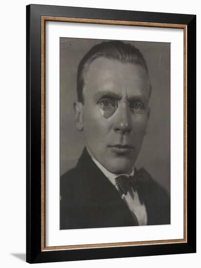 Portrait of the Author Mikhail Bulgakov (1891-194), Early 1920s-null-Framed Giclee Print