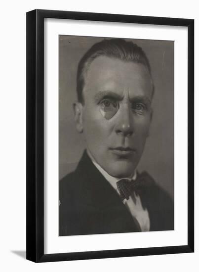 Portrait of the Author Mikhail Bulgakov (1891-194), Early 1920s-null-Framed Giclee Print