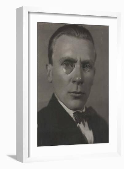 Portrait of the Author Mikhail Bulgakov (1891-194), Early 1920s-null-Framed Giclee Print