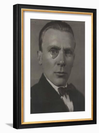 Portrait of the Author Mikhail Bulgakov (1891-194), Early 1920s-null-Framed Giclee Print