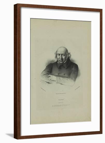 Portrait of the Author Prince Alexander Shakhovskoi (1777-184), 1860S-Pyotr Fyodorovich Borel-Framed Giclee Print