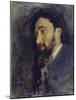 Portrait of the Author Vsevolod M. Garshin (1855-188), 1883-Ilya Yefimovich Repin-Mounted Giclee Print