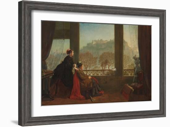 Portrait of the Baroness Burdett Coutts and Her Companion Mrs. Brown, Edinburgh, 1874-null-Framed Giclee Print