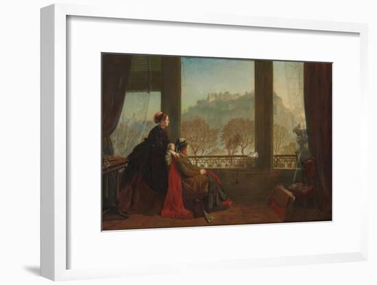 Portrait of the Baroness Burdett Coutts and Her Companion Mrs. Brown, Edinburgh, 1874-null-Framed Giclee Print