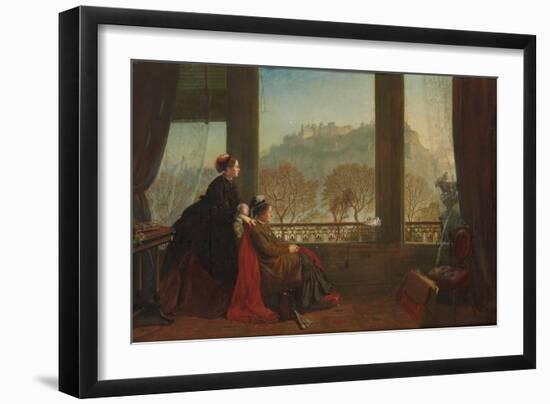 Portrait of the Baroness Burdett Coutts and Her Companion Mrs. Brown, Edinburgh, 1874-null-Framed Giclee Print