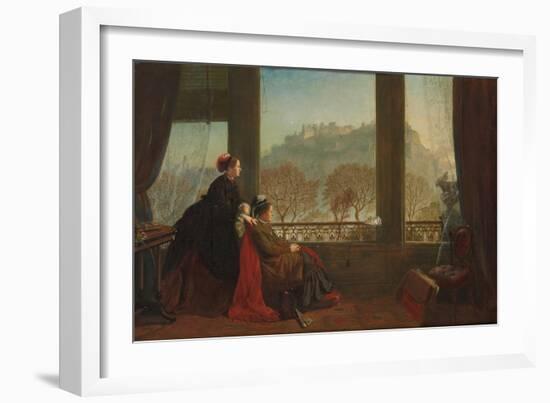 Portrait of the Baroness Burdett Coutts and Her Companion Mrs. Brown, Edinburgh, 1874-null-Framed Giclee Print