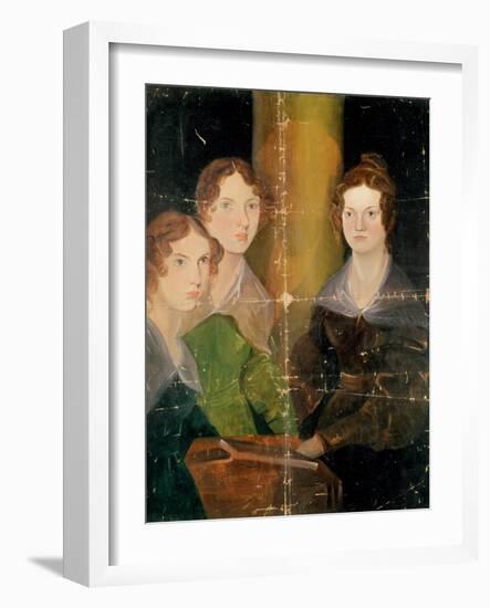 Portrait of the Bronte Sisters, C.1834-Patrick Branwell Bronte-Framed Giclee Print