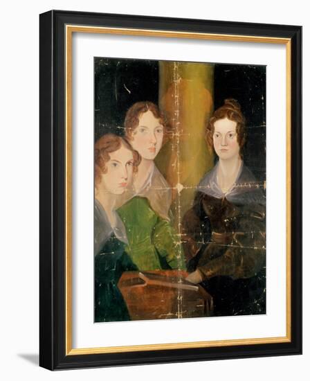 Portrait of the Bronte Sisters, C.1834-Patrick Branwell Bronte-Framed Giclee Print