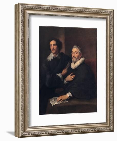 Portrait of the Brothers De Wael, C. 1620-1630-Sir Anthony Van Dyck-Framed Giclee Print