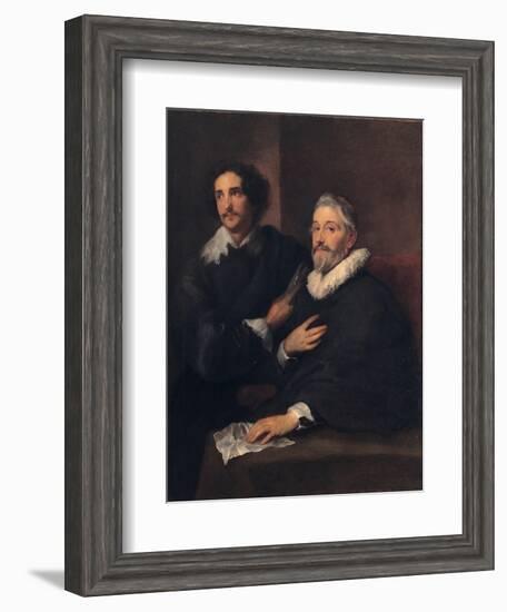 Portrait of the Brothers De Wael, C. 1620-1630-Sir Anthony Van Dyck-Framed Giclee Print