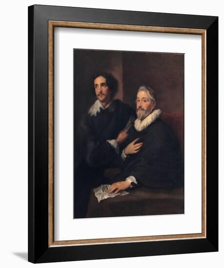 Portrait of the Brothers De Wael, C. 1620-1630-Sir Anthony Van Dyck-Framed Giclee Print