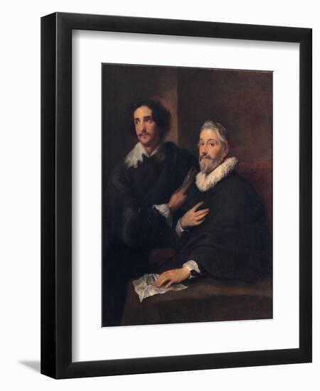 Portrait of the Brothers De Wael, C. 1620-1630-Sir Anthony Van Dyck-Framed Giclee Print