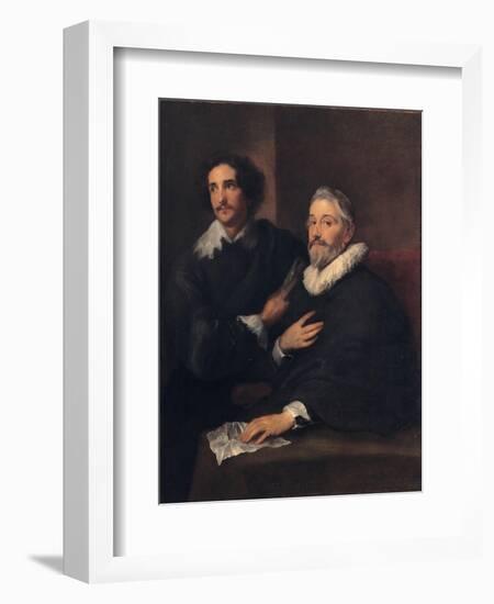 Portrait of the Brothers De Wael, C. 1620-1630-Sir Anthony Van Dyck-Framed Giclee Print