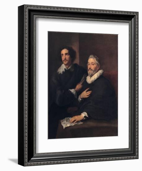 Portrait of the Brothers De Wael, C. 1620-1630-Sir Anthony Van Dyck-Framed Giclee Print