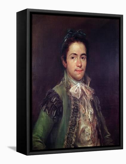 Portrait of the Bullfighter Costillares (Oil on Canvas)-Francisco Jose de Goya y Lucientes-Framed Premier Image Canvas