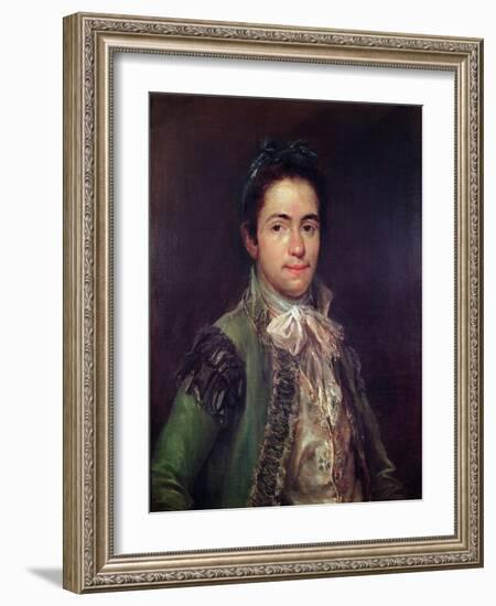 Portrait of the Bullfighter Costillares (Oil on Canvas)-Francisco Jose de Goya y Lucientes-Framed Giclee Print