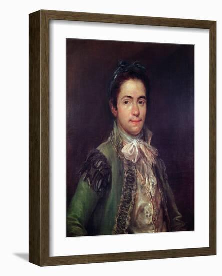 Portrait of the Bullfighter Costillares (Oil on Canvas)-Francisco Jose de Goya y Lucientes-Framed Giclee Print