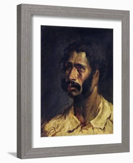 Portrait of the Carpenter of The Medusa, c.1812-Théodore Géricault-Framed Giclee Print