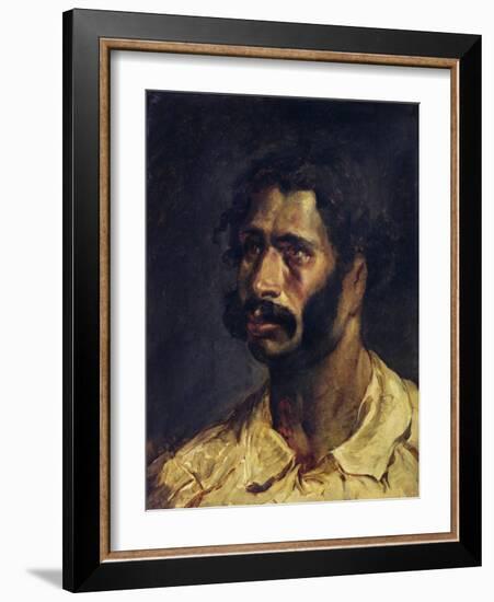 Portrait of the Carpenter of The Medusa, c.1812-Théodore Géricault-Framed Giclee Print