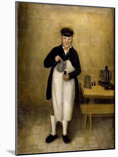 Portrait of the Chatsworth Cellarman, C.1835-William Baker-Mounted Giclee Print