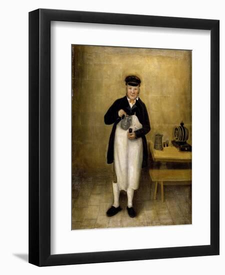 Portrait of the Chatsworth Cellarman, C.1835-William Baker-Framed Giclee Print