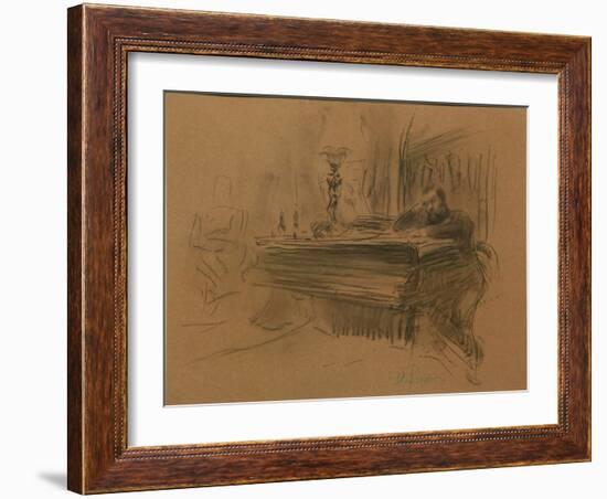 Portrait of the Composer Aleksey Fedorovich Kal, 1906-Ilya Yefimovich Repin-Framed Giclee Print