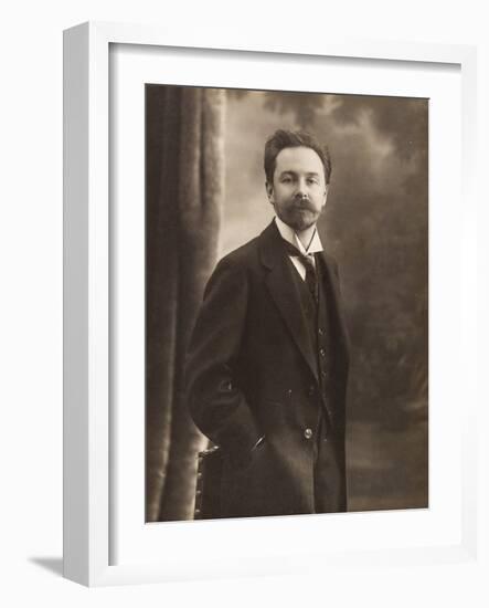 Portrait of the Composer Alexander Scriabin (1872-1915)-Anonymous Anonymous-Framed Giclee Print