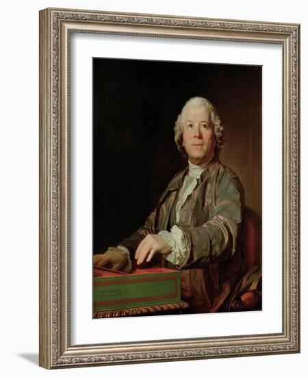 Portrait of the Composer Christoph Willibald Ritter Von Gluck (1714-178), 1775-Joseph-Siffred Duplessis-Framed Giclee Print