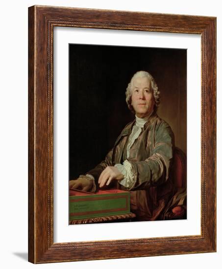 Portrait of the Composer Christoph Willibald Ritter Von Gluck (1714-178), 1775-Joseph-Siffred Duplessis-Framed Giclee Print