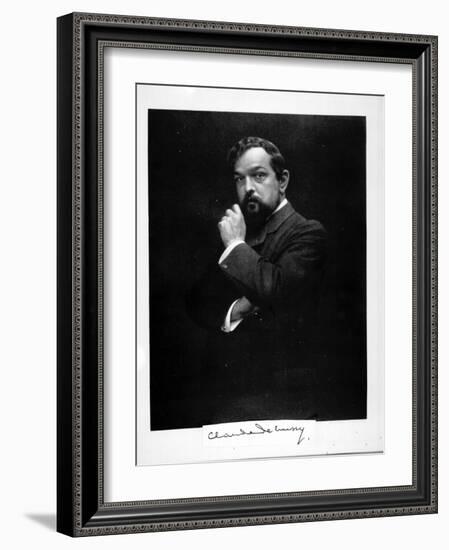 Portrait of the Composer Claude Debussy (1862-191), 1900s-null-Framed Giclee Print