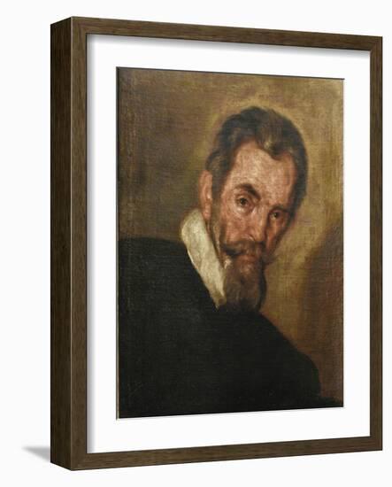 Portrait of the Composer Claudio Monteverdi (1567-164)-Bernardo Strozzi-Framed Giclee Print