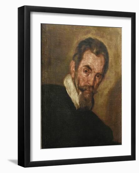 Portrait of the Composer Claudio Monteverdi (1567-164)-Bernardo Strozzi-Framed Giclee Print