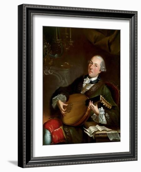 Portrait of the Composer Filippo Della Casa-Luigi Crespi-Framed Giclee Print