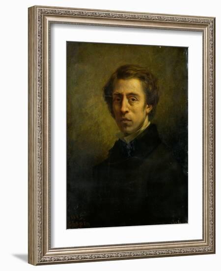 Portrait of the composer Frédéric Chopin (1810-1849), 1856-null-Framed Giclee Print