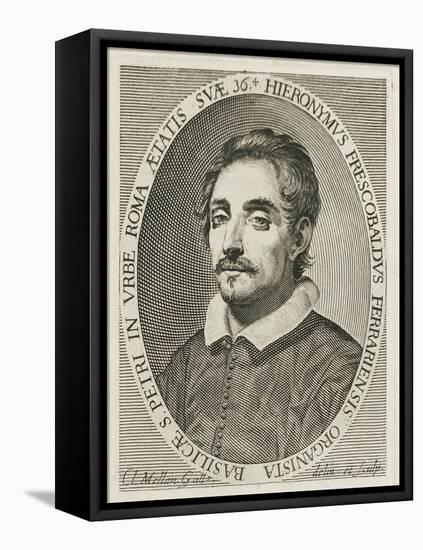 Portrait of the Composer Girolamo Frescobaldi (1583-164), 1634-Claude Mellan-Framed Premier Image Canvas