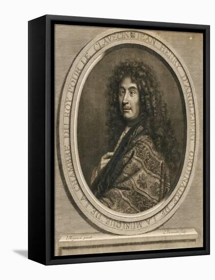 Portrait of the Composer Jean-Henri D'Anglebert (1629-169), 1689-Pierre Mignard-Framed Premier Image Canvas