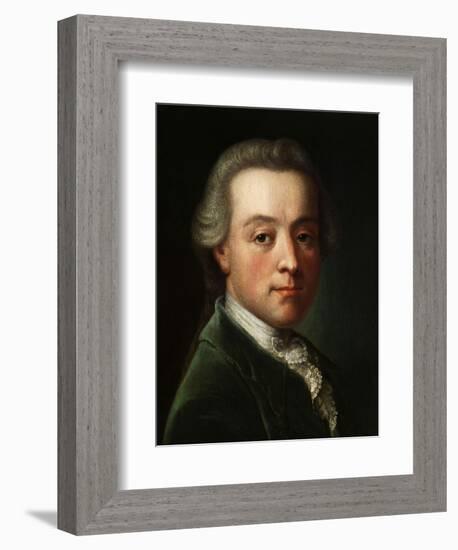 Portrait of the Composer Wolfgang Amadeus Mozart (1756-179), C. 1789-null-Framed Giclee Print