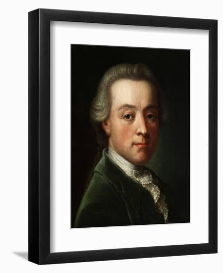 Portrait of the Composer Wolfgang Amadeus Mozart (1756-179), C. 1789-null-Framed Giclee Print