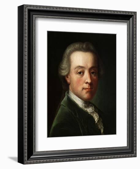 Portrait of the Composer Wolfgang Amadeus Mozart (1756-179), C. 1789-null-Framed Giclee Print