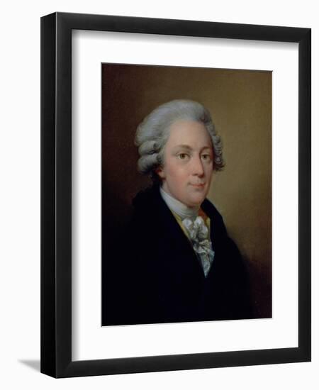 Portrait of the Composer Wolfgang Amadeus Mozart (1759-91)-Josef Grassi-Framed Giclee Print