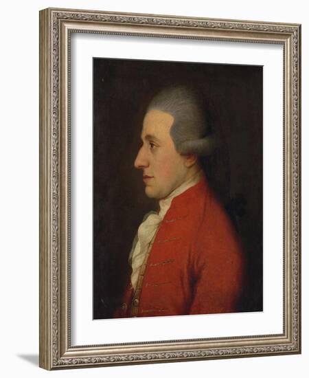 Portrait of the Composer Wolfgang Amadeus Mozart (Hagenauer Mozar), 1780S-null-Framed Giclee Print