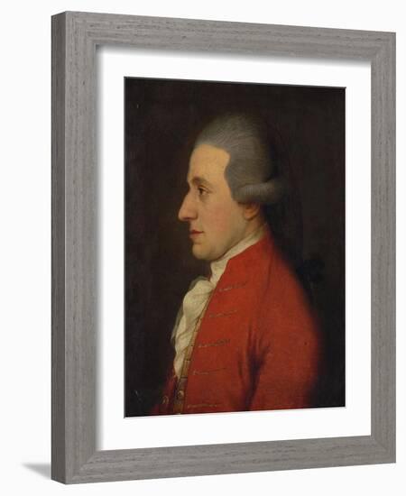 Portrait of the Composer Wolfgang Amadeus Mozart (Hagenauer Mozar), 1780S-null-Framed Giclee Print