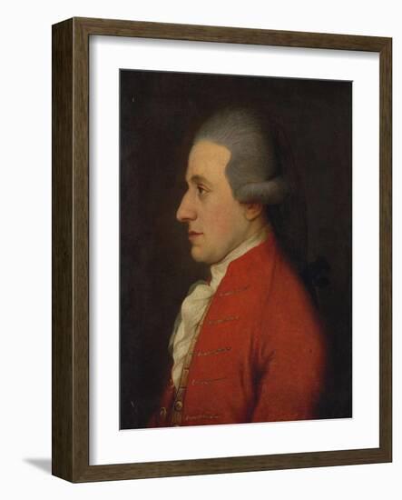 Portrait of the Composer Wolfgang Amadeus Mozart (Hagenauer Mozar), 1780S-null-Framed Giclee Print